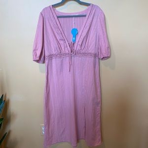 Cupshe Women’s Puff Sleeve A-Line Dress Size XL